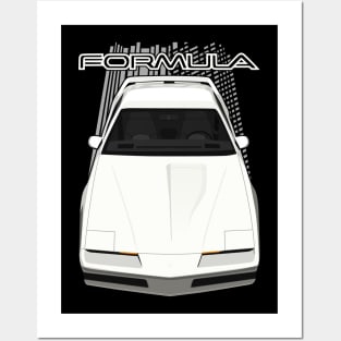 Pontiac Firebird Formula 3rdgen - White Posters and Art